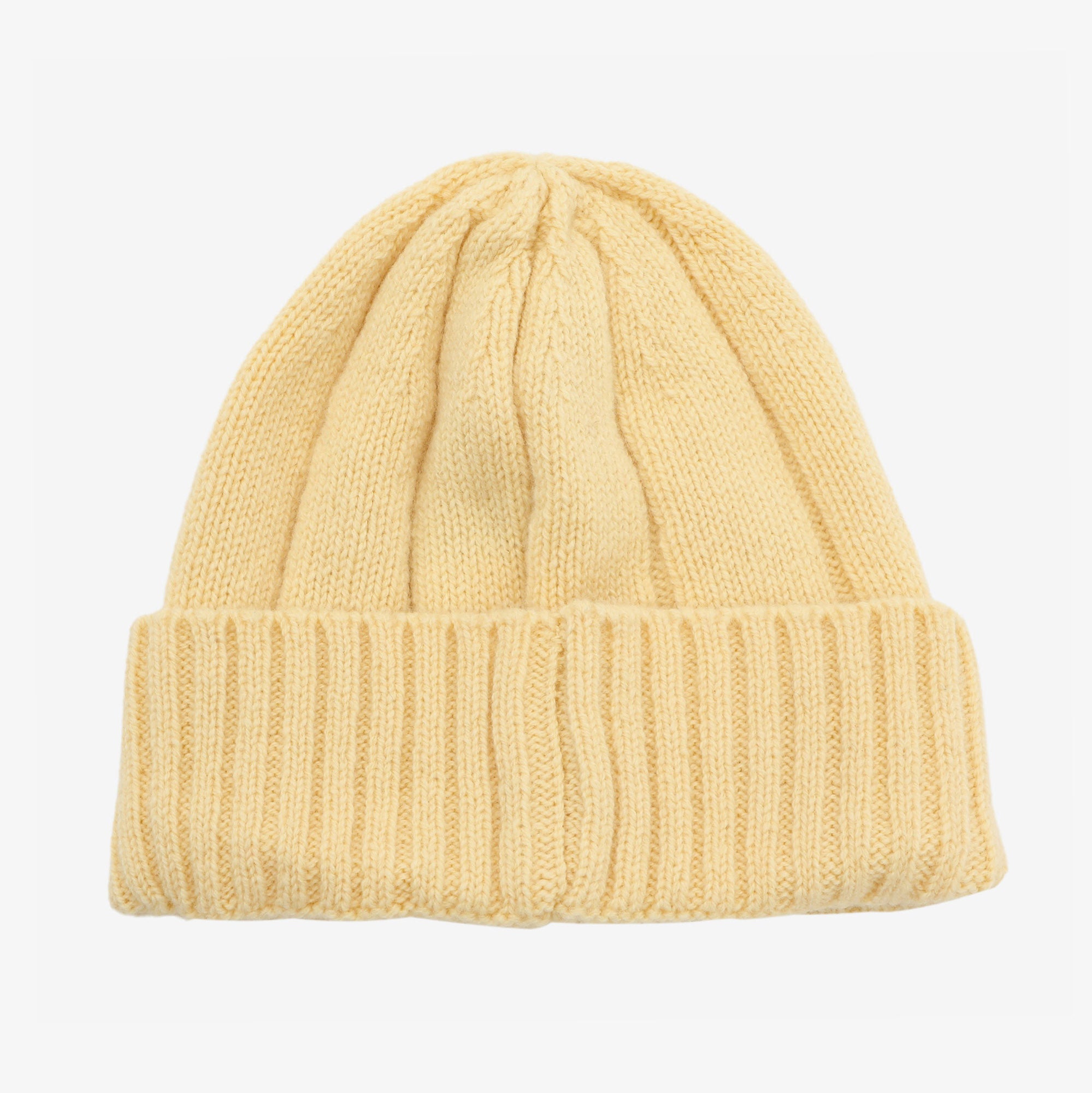 Lambswool Watch Cap - Yellow