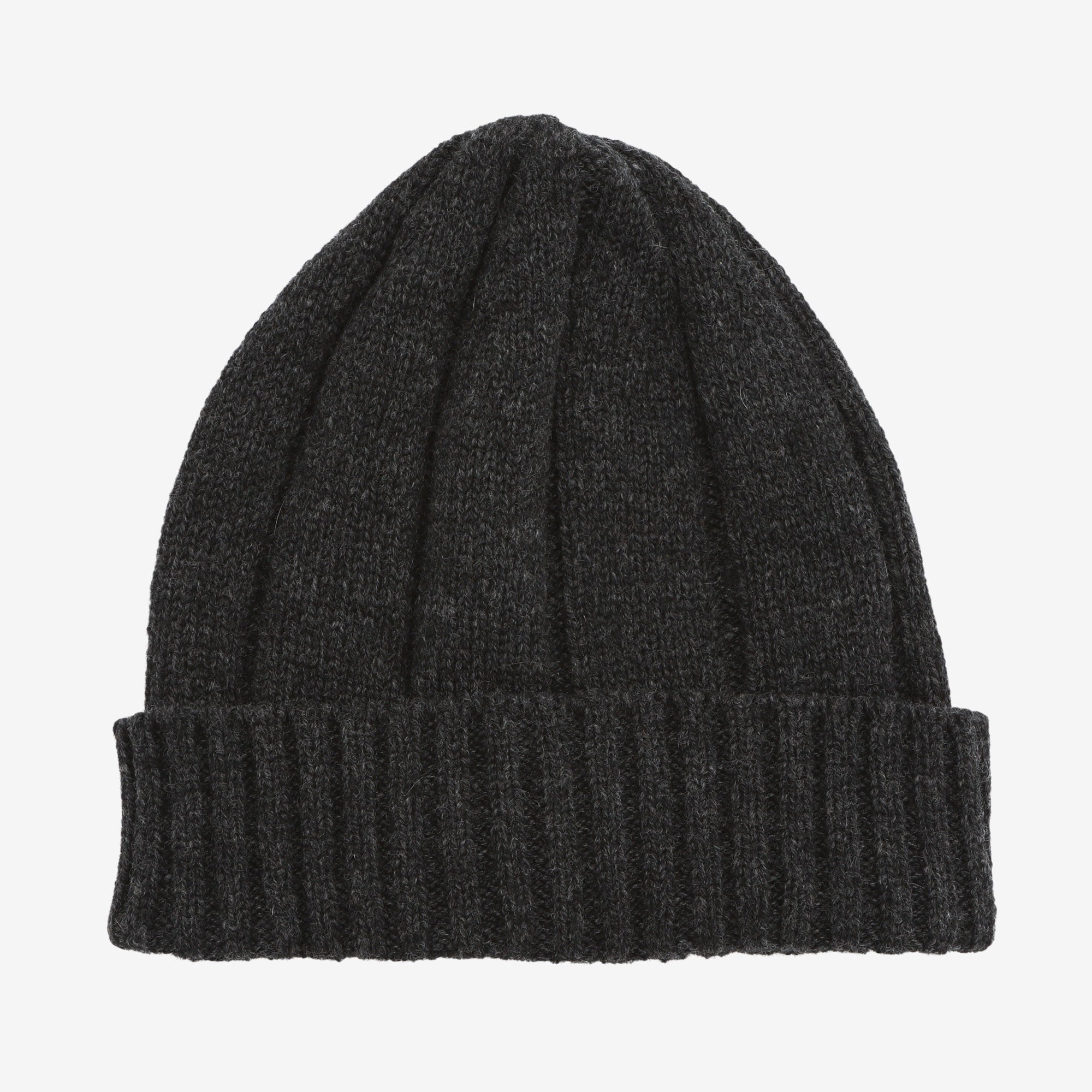 Lambswool Watch Cap - Charcoal
