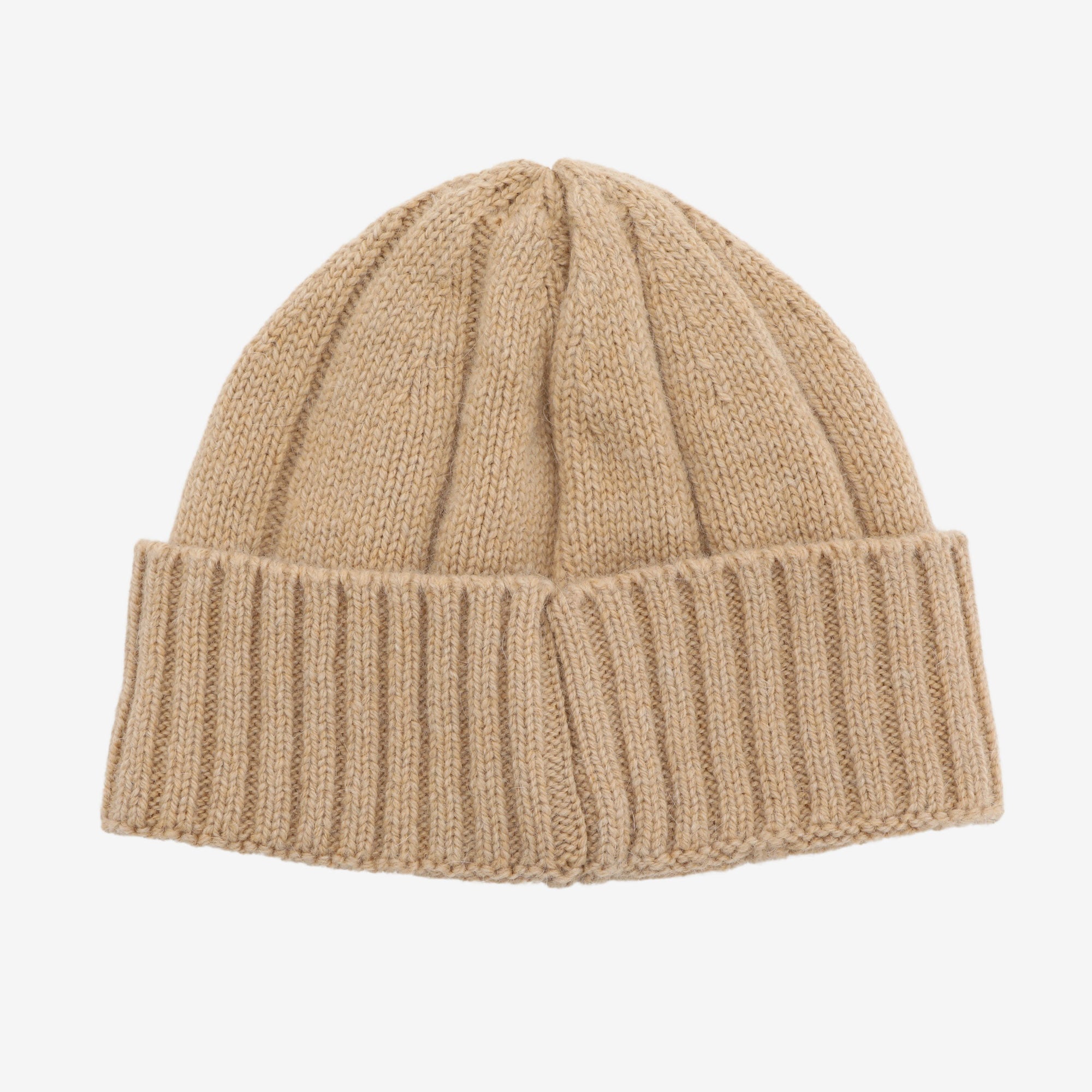 Lambswool mix Watch Cap - Sand