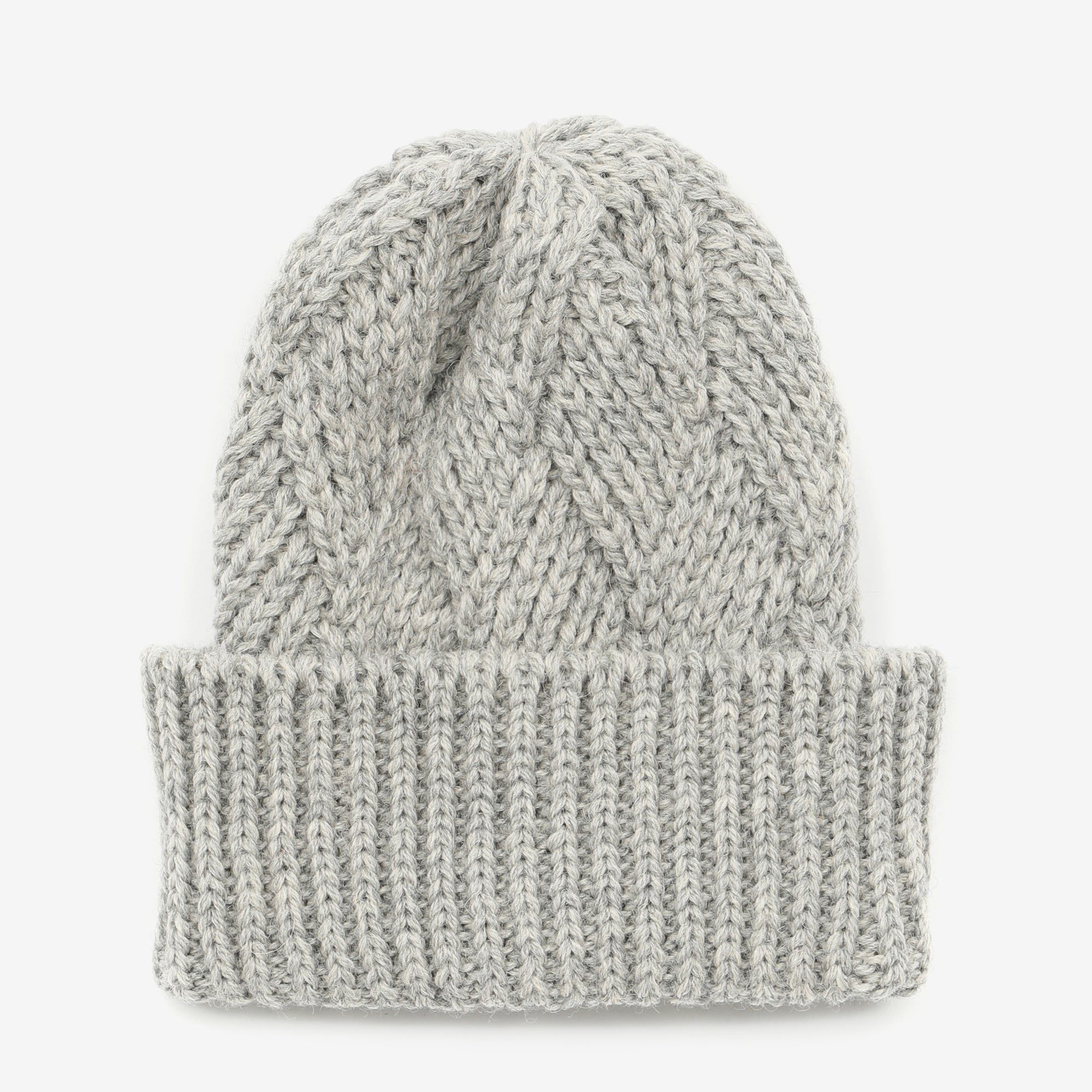 Criss Cross Bobcap - Lt Grey