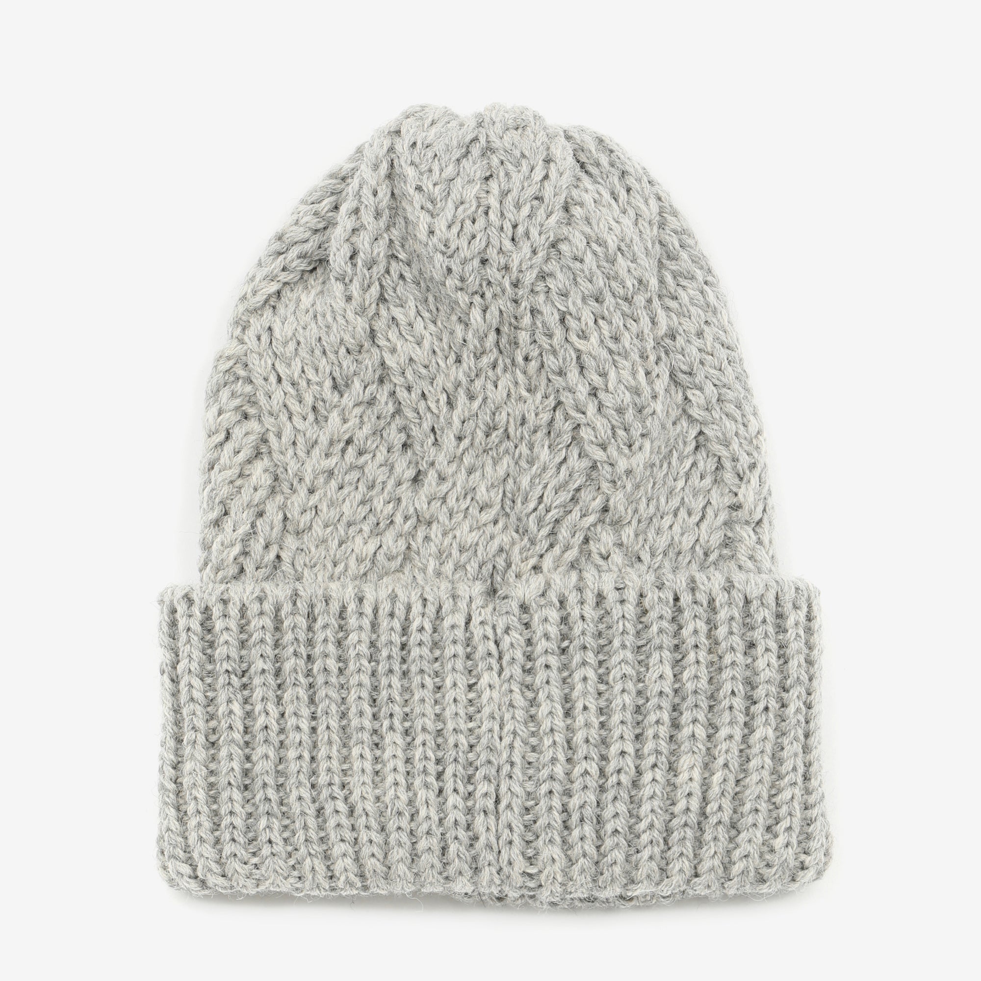 Criss Cross Bobcap - Lt Grey