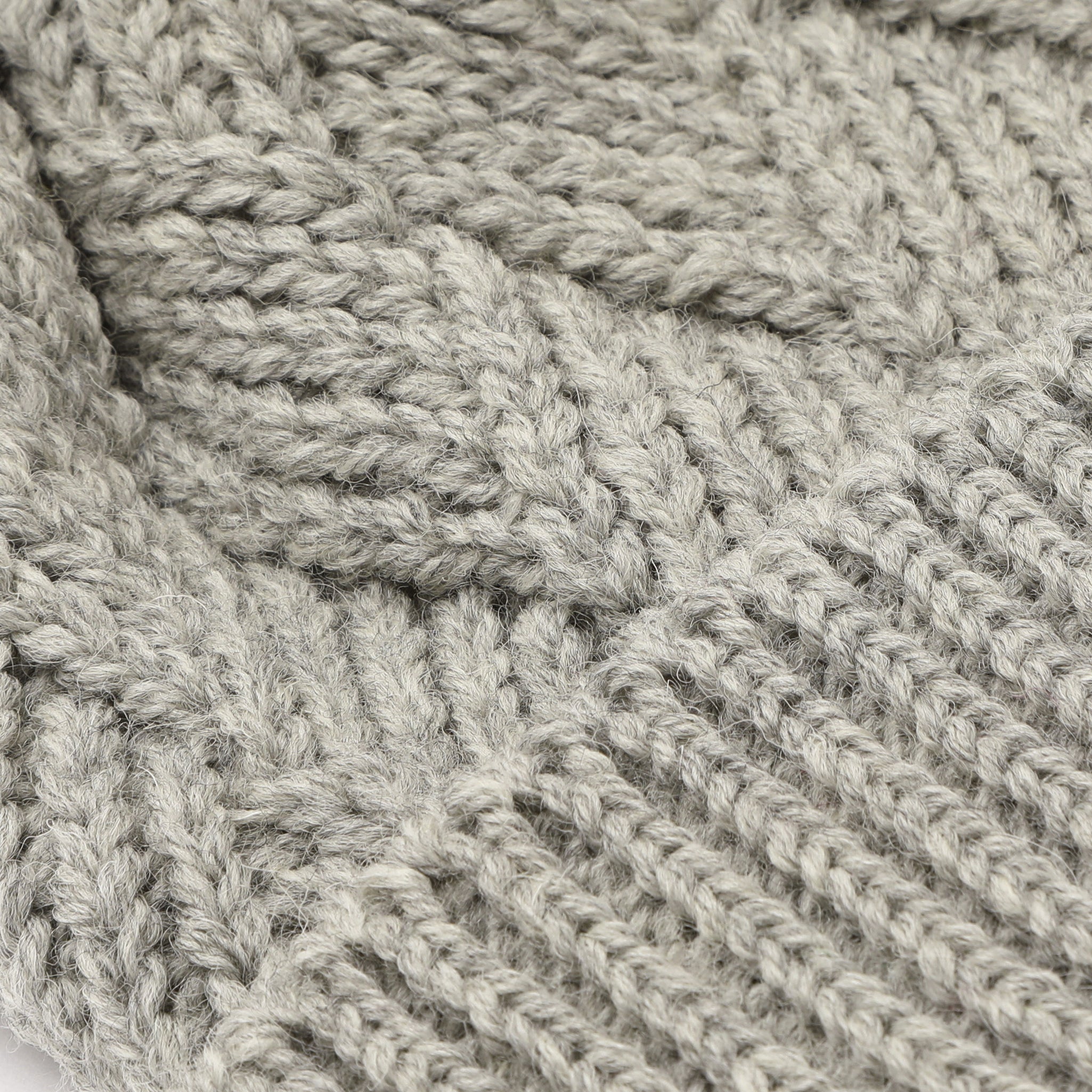 Criss Cross Bobcap - Lt Grey